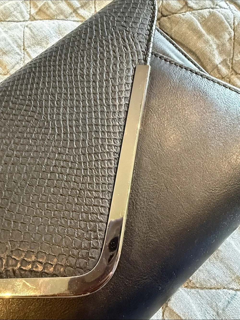 Black ALDO clutch crossbody bag